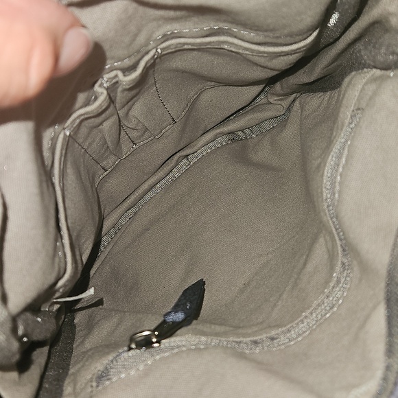 Duluth Trading Co Indigo Canvas Messenger Crossbody Bag - Picture 3 of 10